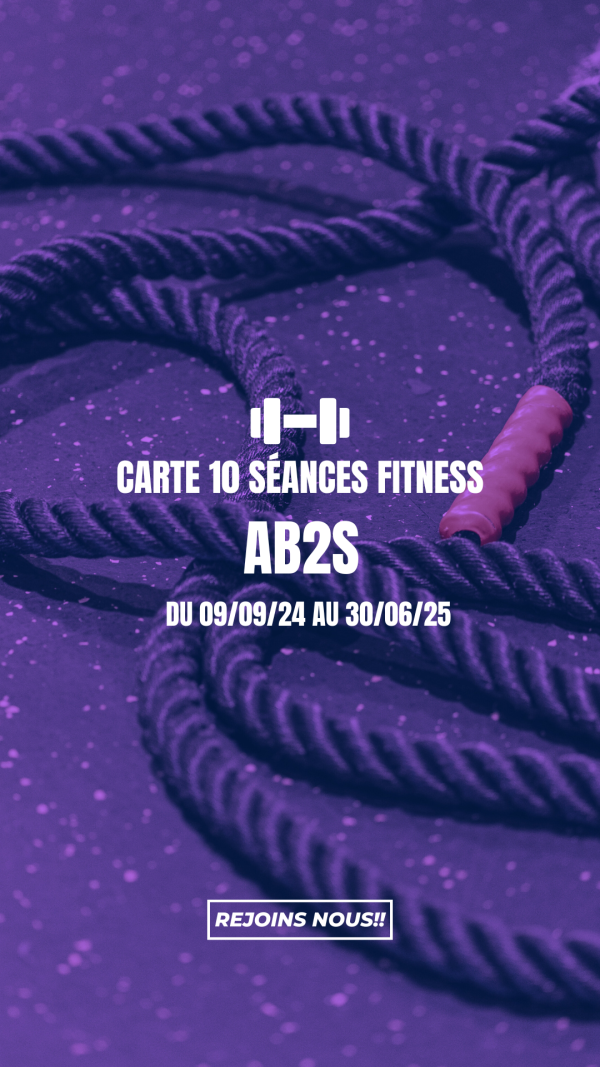 Carte 10 séances Fitness + Licence annuelle